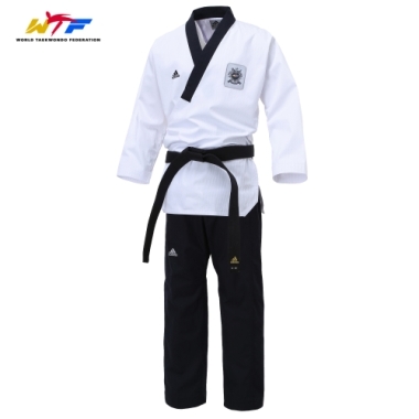 아디다스 태권도 품새 도복 남자 (유단자)