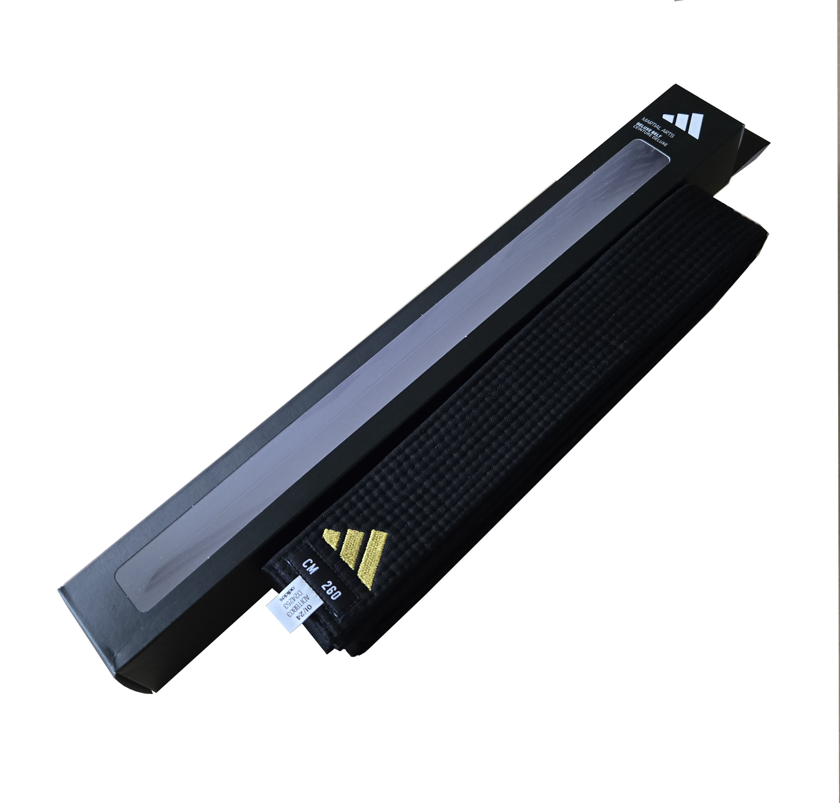 NEW 아디다스 태권도 마스터 디럭스 검정띠