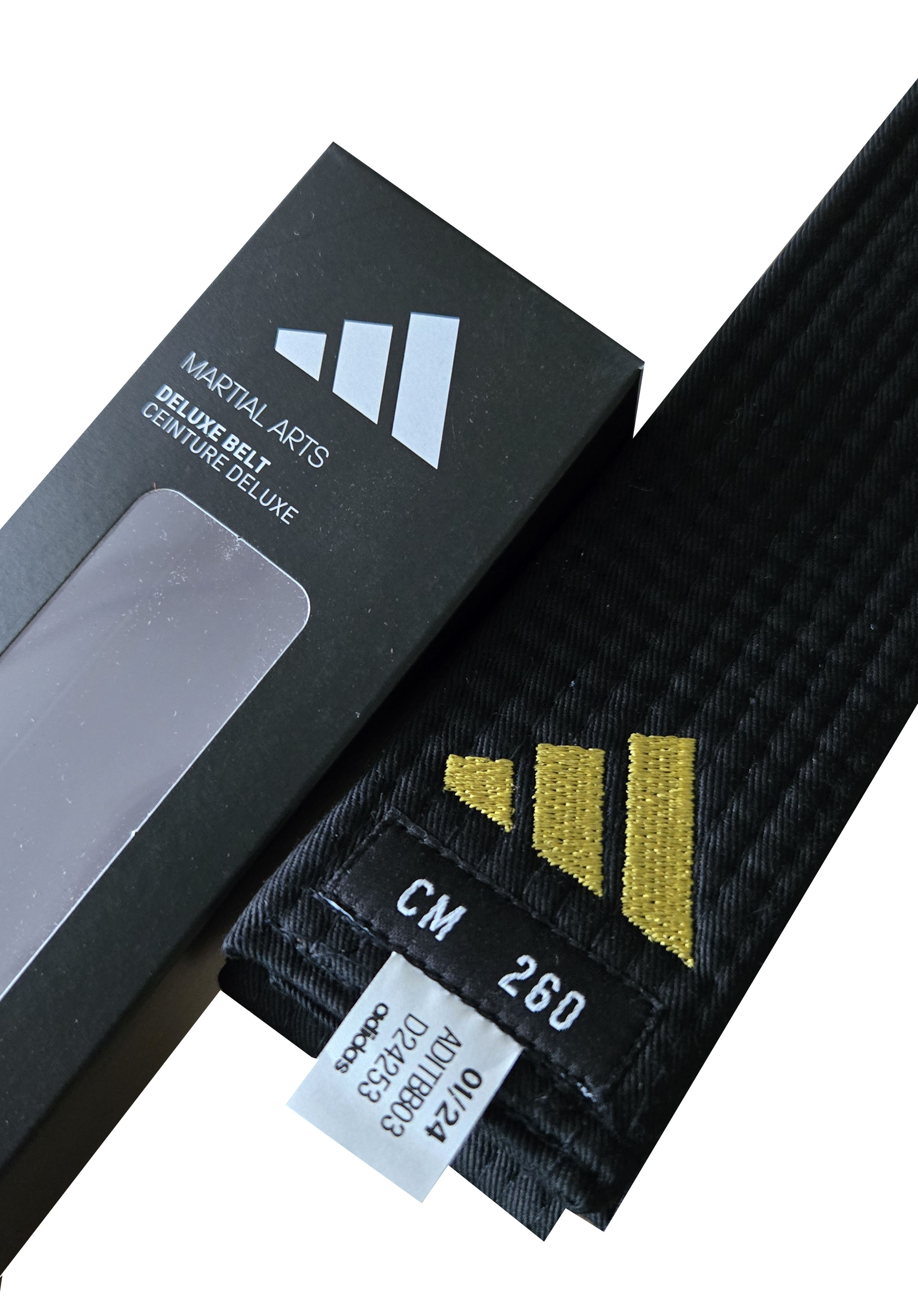 NEW 아디다스 태권도 마스터 디럭스 검정띠